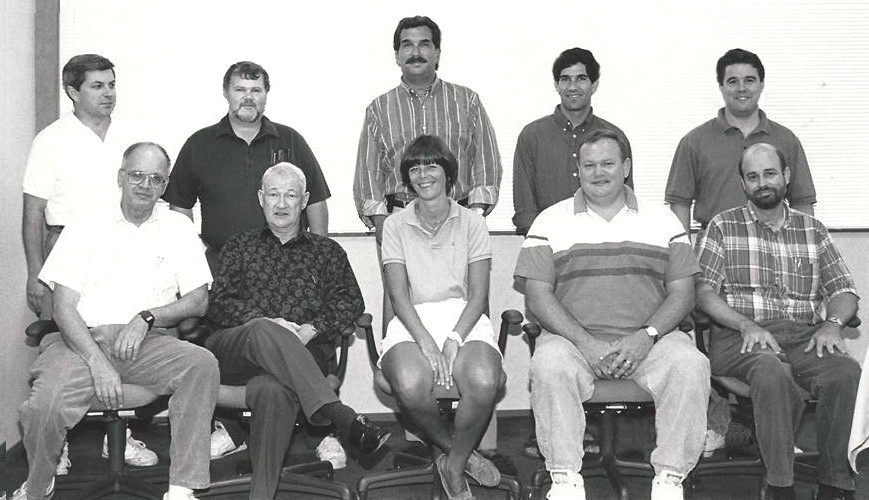 HL7 Board, August 1992. Image edited to get rid of burned-in date and to remove some blur.